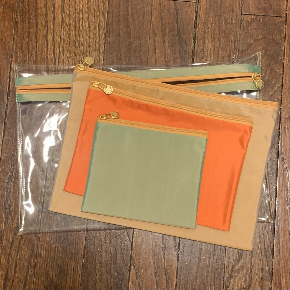 Closet Clean Out‼️ Jim Thompson Set of 4 Travel Zipper Bags